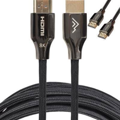 KABEL PRZEWÓD HDMI-HDMI v2.1 8K60Hz 4K FHD HD 1,5m