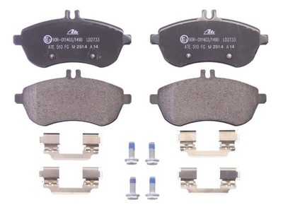 Тормозные колодки тормозные ate 13.0470-2733.2 фото №1