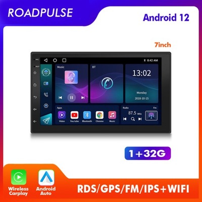 CAR RADIO 2DIN ANDROID12 UNIVERSAL GPS NAVIGATION WIFI/BLUETOOTH MP5  