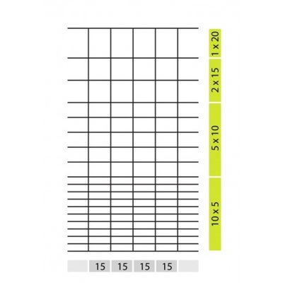 Siatka leśna 150/19/15 L 10x5/5x10/2x15/1x20