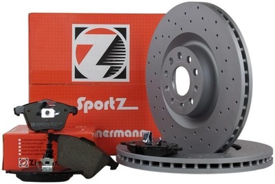 ZIMMERMANN SPORT TARCZE+KLOCKI P AUDI A3 8P 345MM