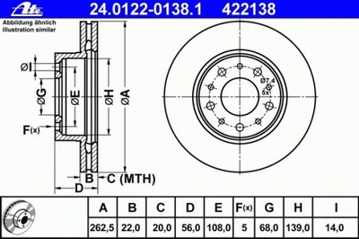 ДИСК ГАЛЬМІВНИЙ VOLVO 740 85-90 WENT. КОЛЕСА 14