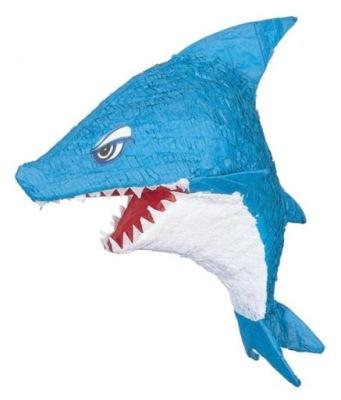 Piniata niebieski rekin