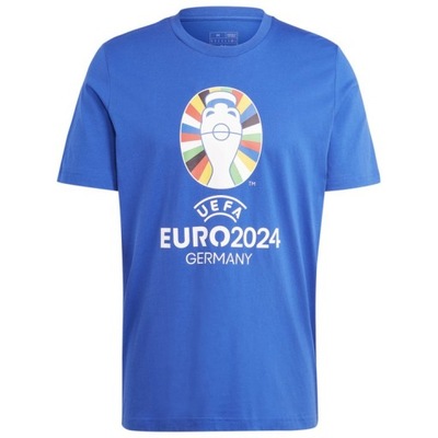 Koszulka męska adidas Euro 2024 Tee niebieska XL IT9293 IT9291