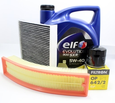 FILTROS + ACEITE ELF 5W40 RENAULT CLIO IV 1.2 16V  