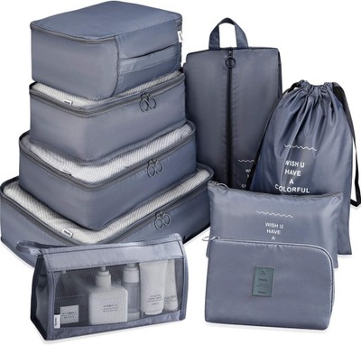Zestaw Organizer podróżny bieliznę walizki szafy