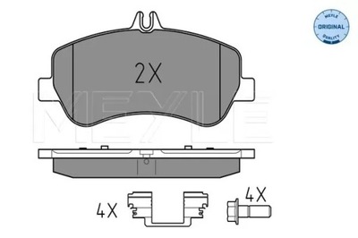 КОЛОДКИ HAM. DB P. X204 GLK220-350 08- 0252486720 MEYLE