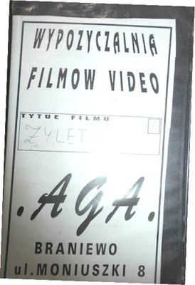 Żyleta - VHS kaseta video