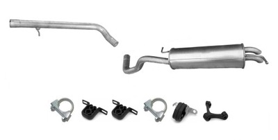 Vw beetle 1.9 tdi 1997-2005 труба + гаситель конечный фото №1