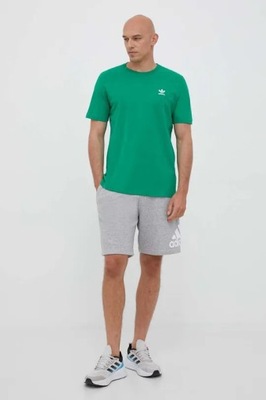 T-shirt basic, zielony originals adidas M