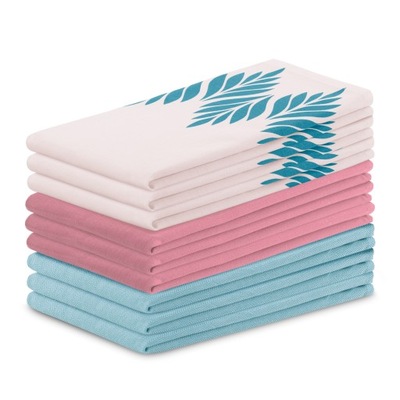 Chłonne ścierki wzór bawełna 9szt kolory ręczniki