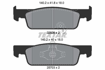 КОЛОДКИ ТОРМОЗНЫЕ SMART ПЕРЕД FORTWO/FORFOUR 0,9-1,0 14- 2262601