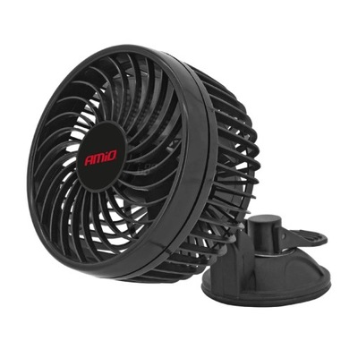 VENTILADOR AUTO VENTILADOR CON VENTOSA 12V AMIO-03003  