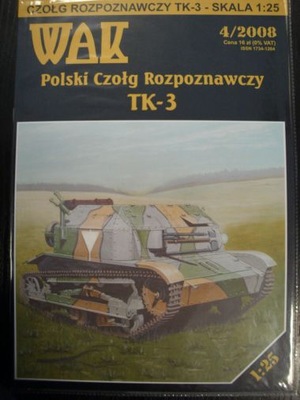 1:25 Tankietka TK-3 WAK 4/2008