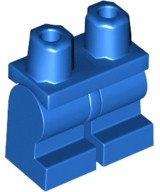 LEGO GARDEROBA - NOGI krótkie ruchome Blue / niebieski 970cm00 NOWY