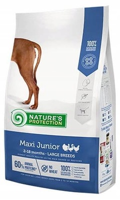 Natures Protection Maxi Junior 12kg (Pies rosnący,duza rasa)