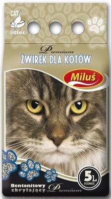 BENEK MILUŚ PREMIUM Żwirek bentonitowy 5l