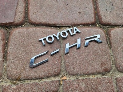 INSIGNIA LOGOTIPO INSCRIPCIÓN EMBLEMA HYBRID HÍBRIDO DE TAPA TOYOTA CH-R CHR  