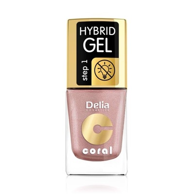 CORAL LAKIER DO PAZNOKCI HYBRID GEL 34 CIELISTY PE