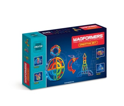 MAGFORMERS CREATIVE 90EL 703004 KLOCKI MAGNETYCZNE