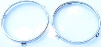 Накладки хром лампа hella 148mm bmw фото №1