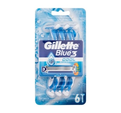 GILLETTE BLUE3 COOL MASZYNKA 6 SZTUK