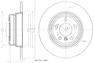 MAXGEAR ДИСКИ ТОРМОЗНЫЕ ТОРМОЗНЫЕ 2 ШТУКИ. BMW T E53 X5