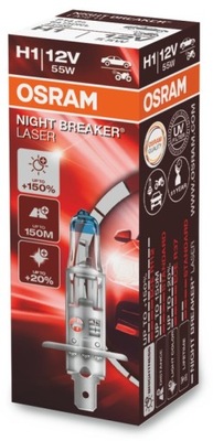 Osram żarówka H1 Night Breaker Laser +150%