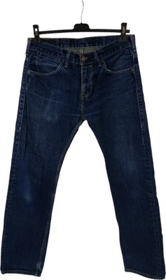 Spodnie jeans damskie LEVI'S 504 W30L32 GRANATOWE