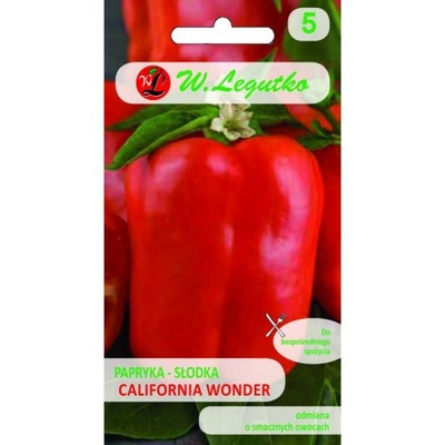 Papryka słodka czerowona California Wonder 0,5g