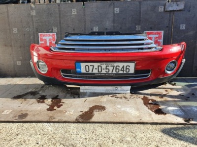 Mini r56 бампер перед решётка радиатора противотуманные фары nr lak 851 фото №1