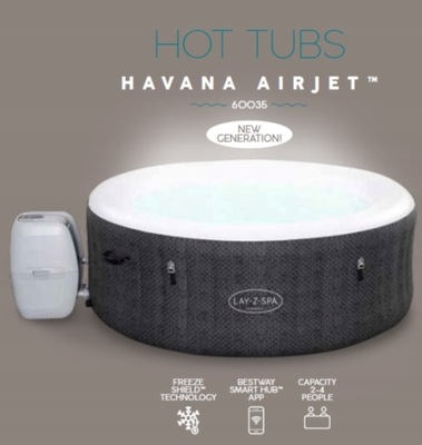 BASEN JACUZZI SPA LAY-Z HAVANA BESTWAY 60035