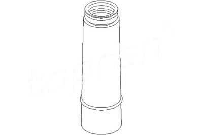 Topran защита амортизатора vw задняя golf toura topra фото №1