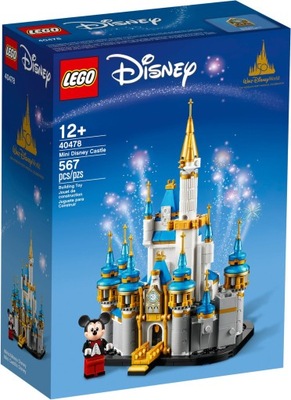 LEGO Disney 40478 Miniaturowy Zamek Disneya myszka Miki Disneyland NOWE!
