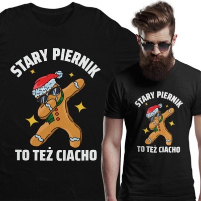 ŚWIĄTECZNA KOSZULKA T-shirt Świąteczny Piernik XXL