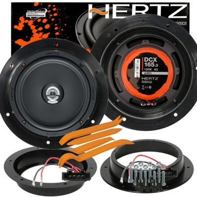 HERTZ DCX165 SPEAKERS AUDI TT 8J Q3 8U FRONT DYSTA  