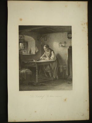 H. Hethke, Piszę do ciebie, oryg. 1855