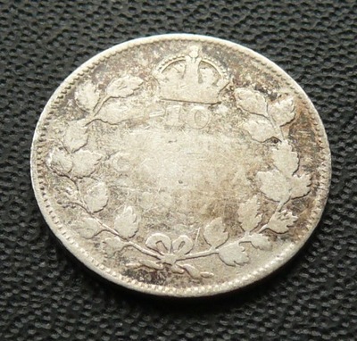 Kanada - 10 cents - 1917 - JERZY V - srebro Ag
