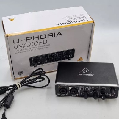 INTERFEJS AUDIO BEHRINGER U-PHORIA UMC202HD POLECAM!