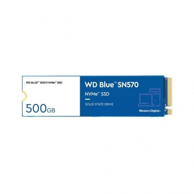 Dysk SSD WD 500GB M.2 PCIe NVMe Blue SN570 WDS500G3B0C