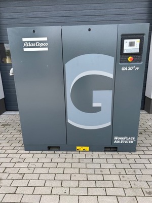 КОМПРЕССОР ВИНТОВОЙ ATLAS COPCO GA30FF 30KW ОСУШИТЕЛЬ 8.25BAR 5.43M3 KAESER