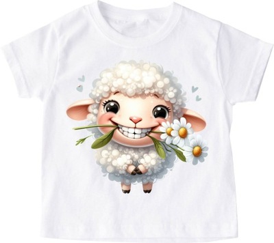 T-shirt koszulka dziecięca z owieczką barankiem roz 98