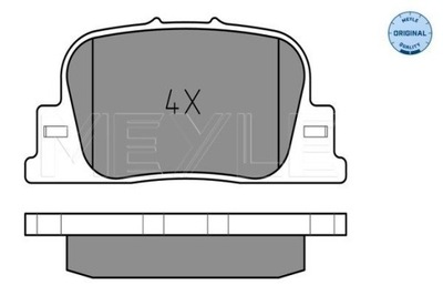 ZAPATAS DE FRENADO TOYOTA T. CAMRY 2,2-3,0 96-0  