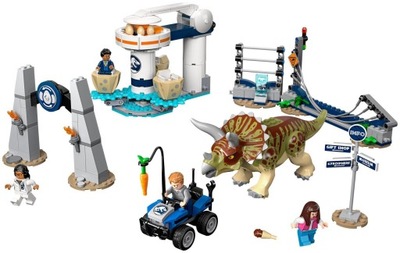 Lego Jurassic World Atak triceratopsa 75937