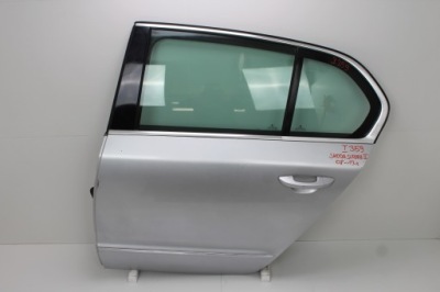 Дверь левый задняя skoda superb ii 08-13r sedan la7w фото №1