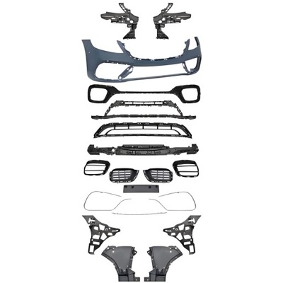 Бампер mercedes s-kl. w222 13-17 фото №1