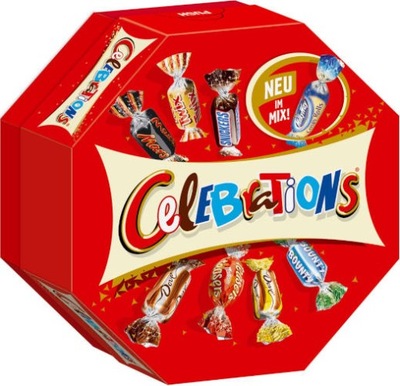 Cukierki Celebrations Cukierki Mix Mars 186g Mix różnych cukierków SŁODYCZE