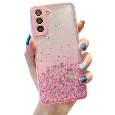 Etui Brokat do Samsung Galaxy A32 5g Różowe