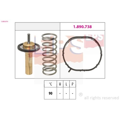 TERMOSTAT, MATERIAL DE REFRIGERACIÓN EPS 1.880.974  