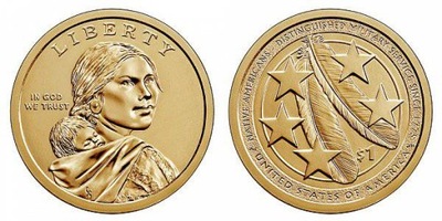 USA 1 $ 2021.#129.Native American Sacagawea_P_2664